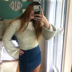 Cropped sweater